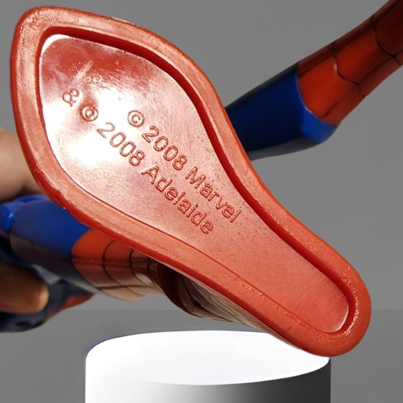 COPY - 2008 MARVEL Talking Poseable By HASBRO Amazing SPIDERMAN 12" - Picture 6 of 6